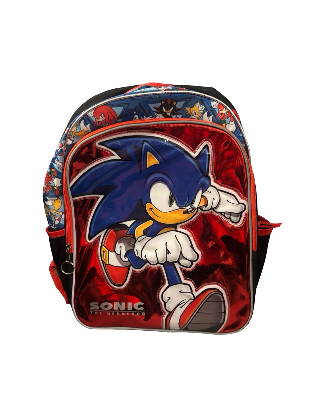 Sonic The Hedgehog Kids Backpack School Travel Carry On Camping Sling Bag